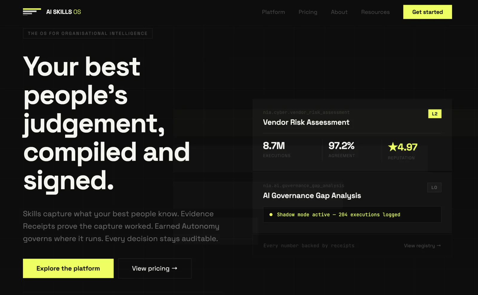 AISkillsOS platform