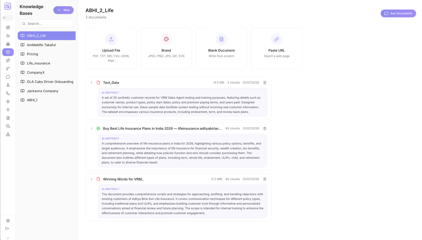 IntelliStudio workflow builder