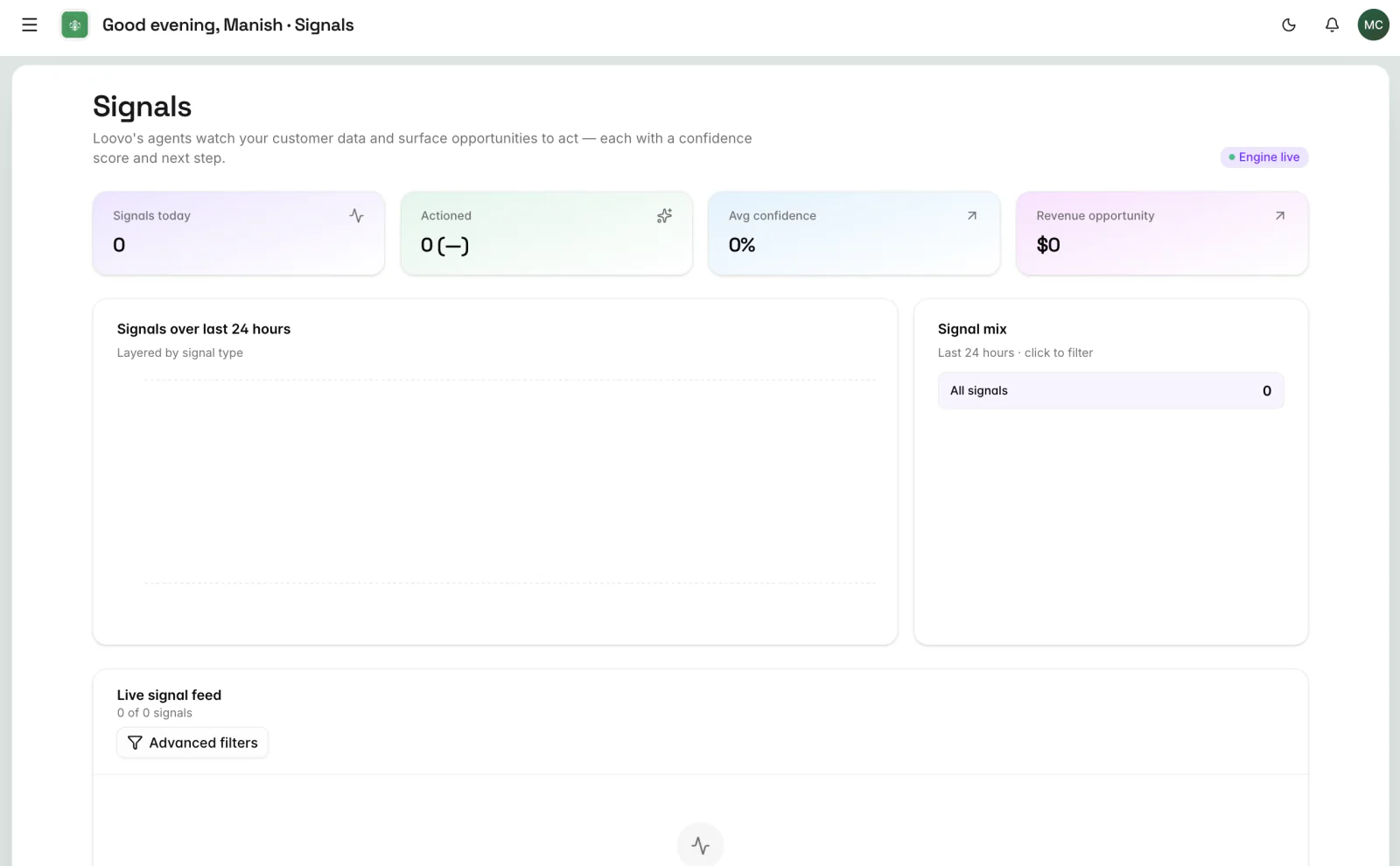Loovo Workspace settings
